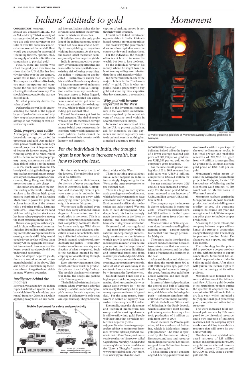 The Northern Miner Preview Pages