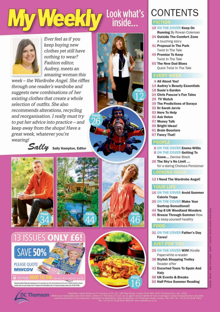 My Weekly Preview Pages