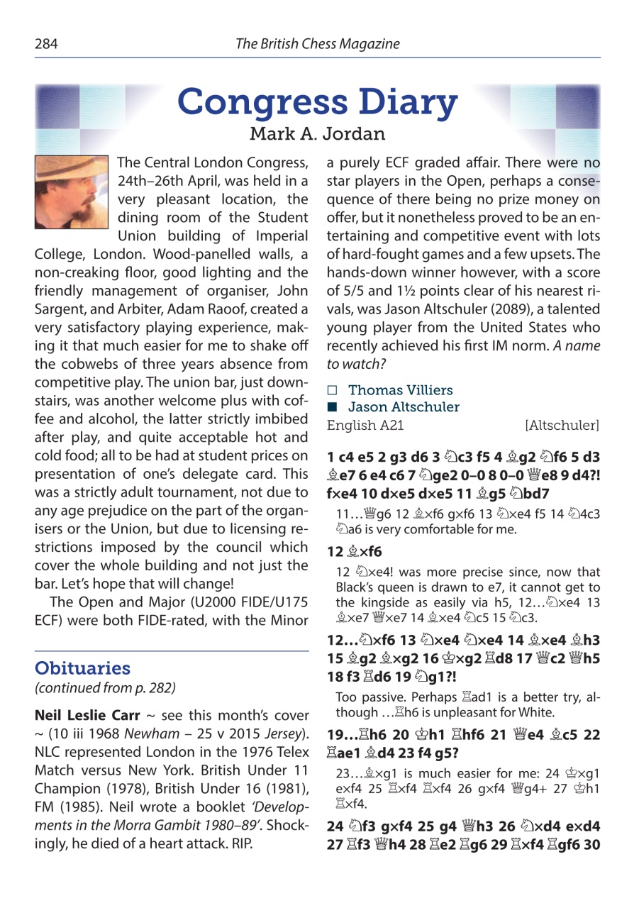 British Chess Magazine Preview Pages