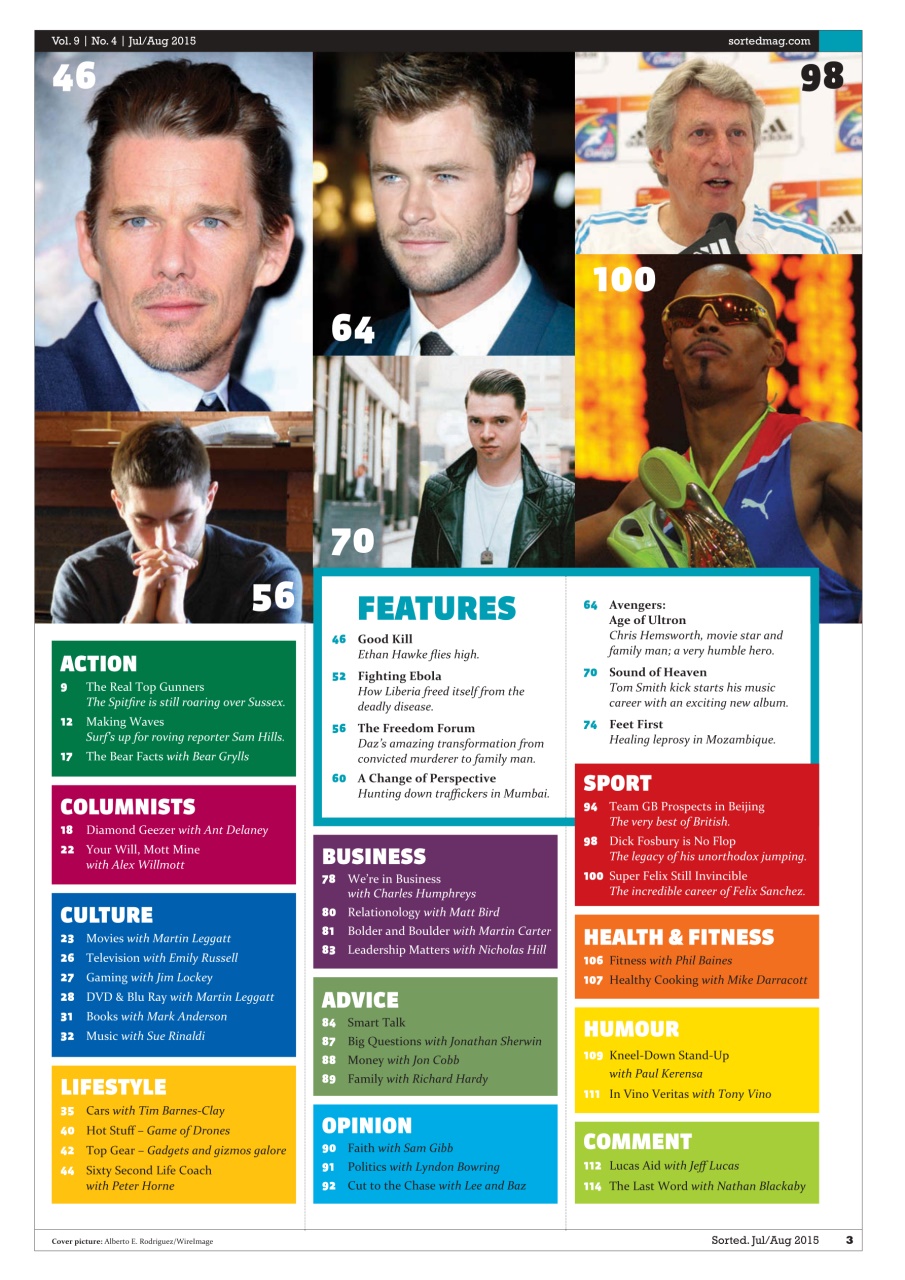 Sorted Magazine – The men's mag with morals Preview Pages