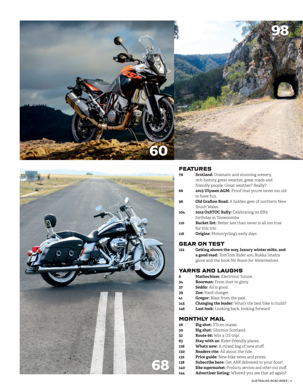 Australian Road Rider Preview Pages
