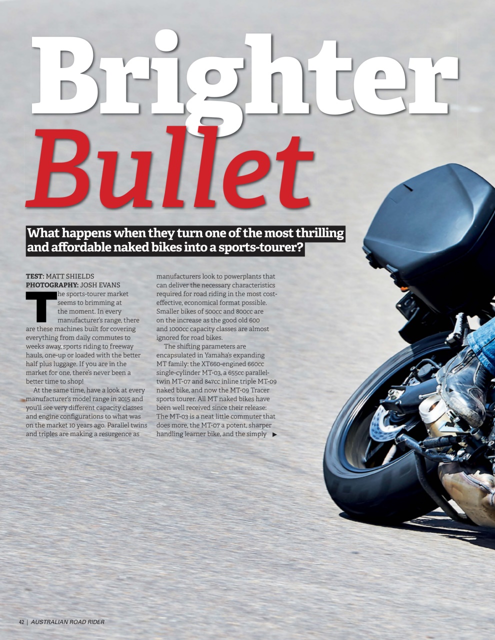 Australian Road Rider Preview Pages
