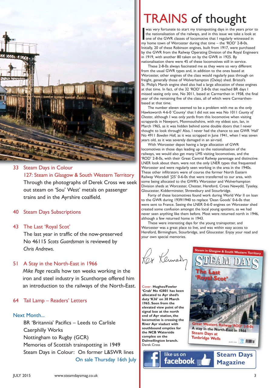 Steam Days Preview Pages