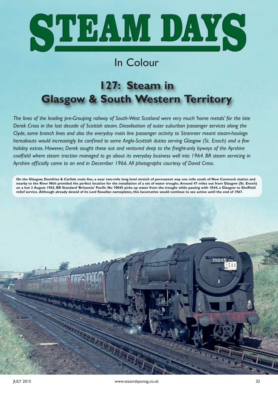 Steam Days Preview Pages