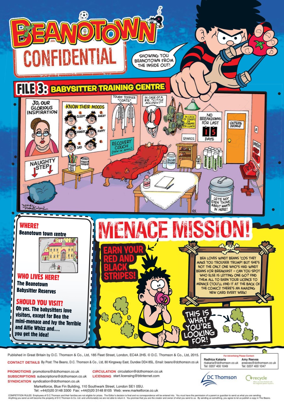 Beano Preview Pages