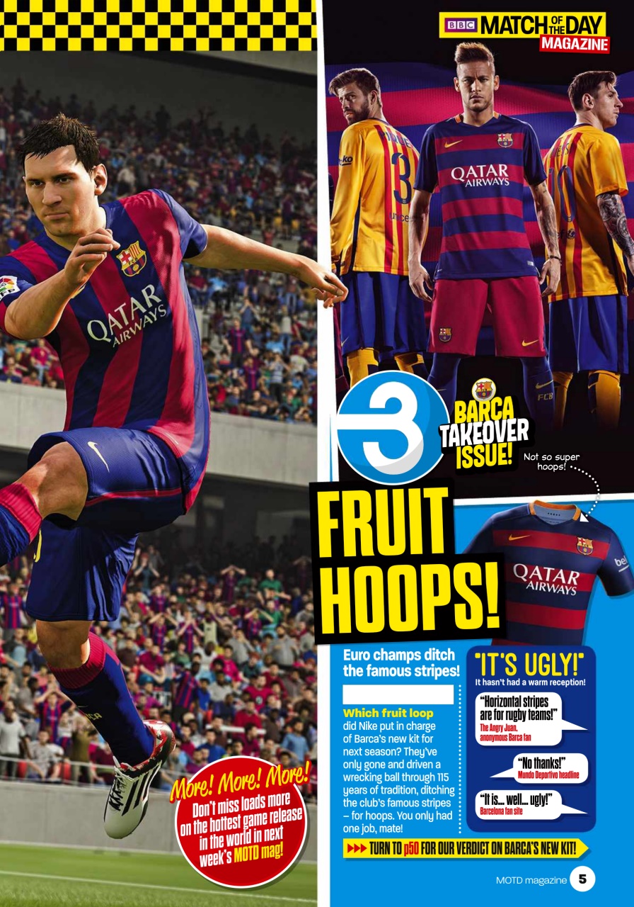 Match of the Day Preview Pages