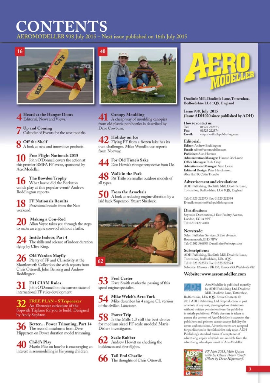AeroModeller Preview Pages