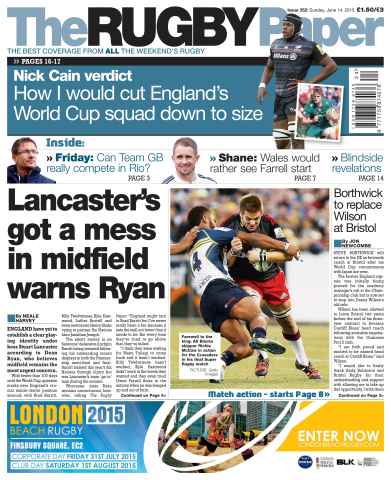 The Rugby Paper issue 14th June 2015