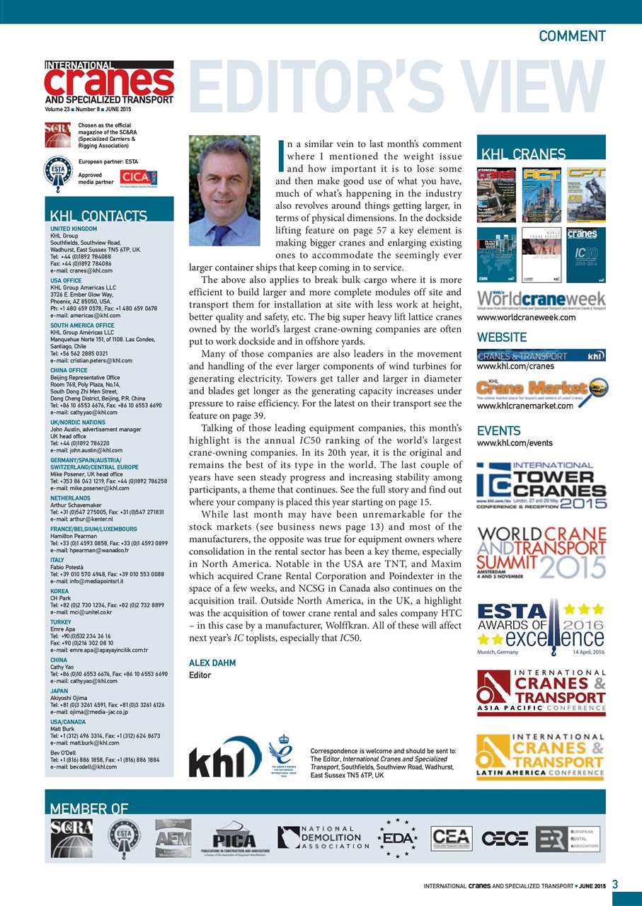 Int. Cranes and Specialized Transp Preview Pages