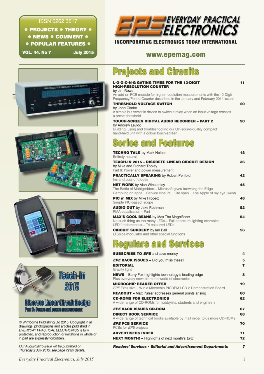 Practical Electronics Preview Pages