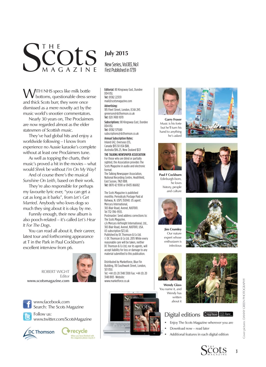 The Scots Magazine Preview Pages