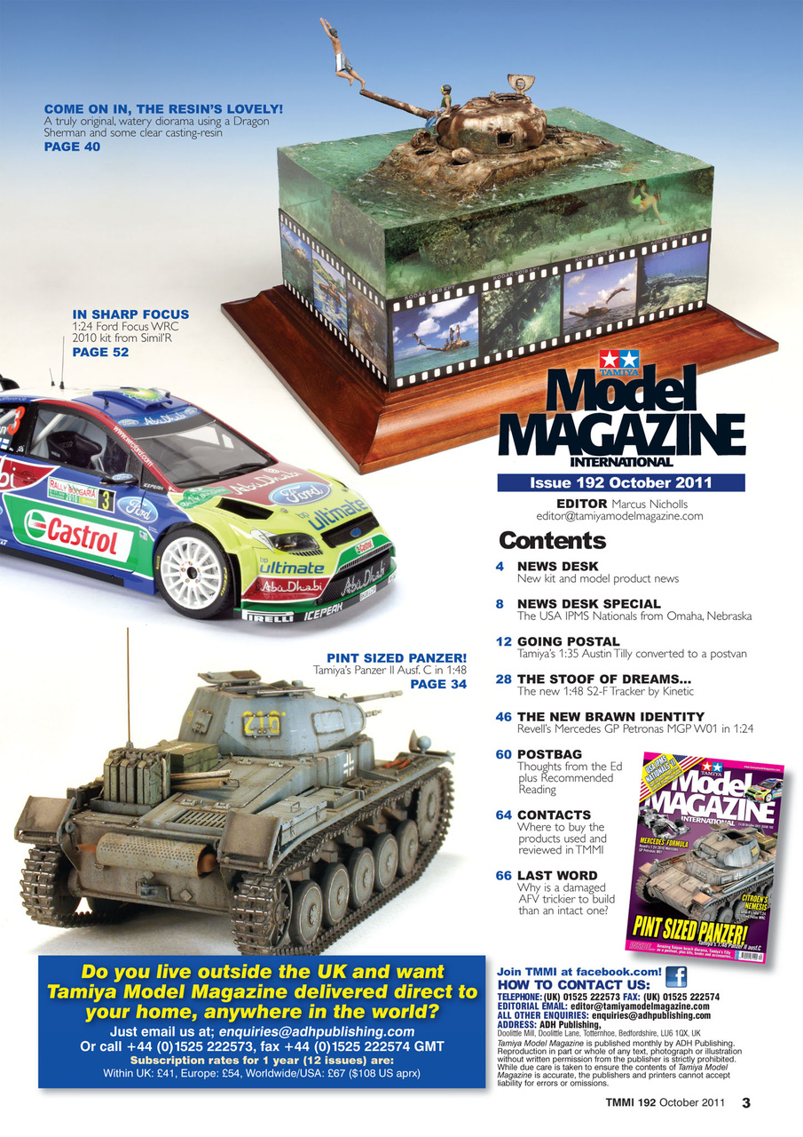 Tamiya Model Magazine Preview Pages