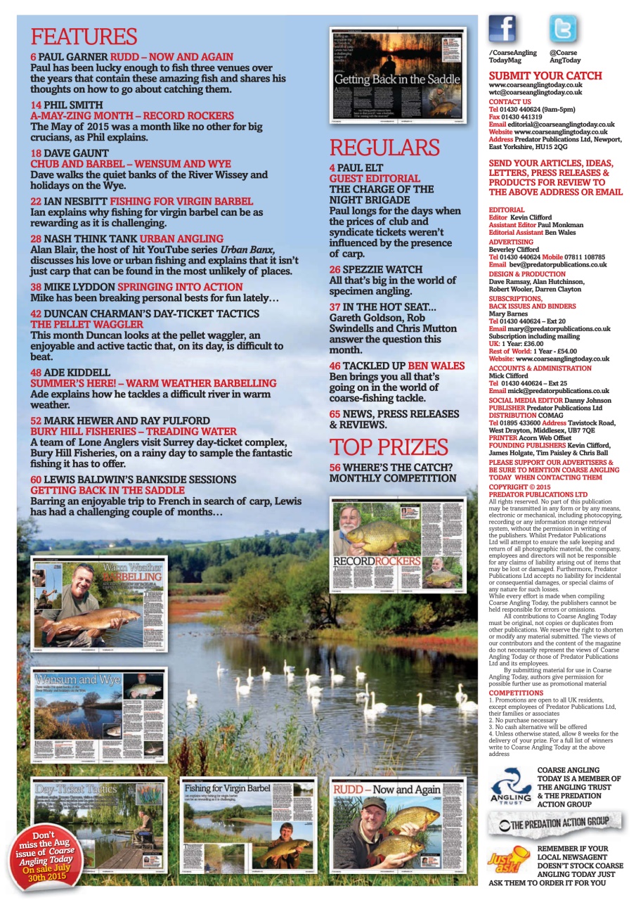 Coarse Angling Today Preview Pages