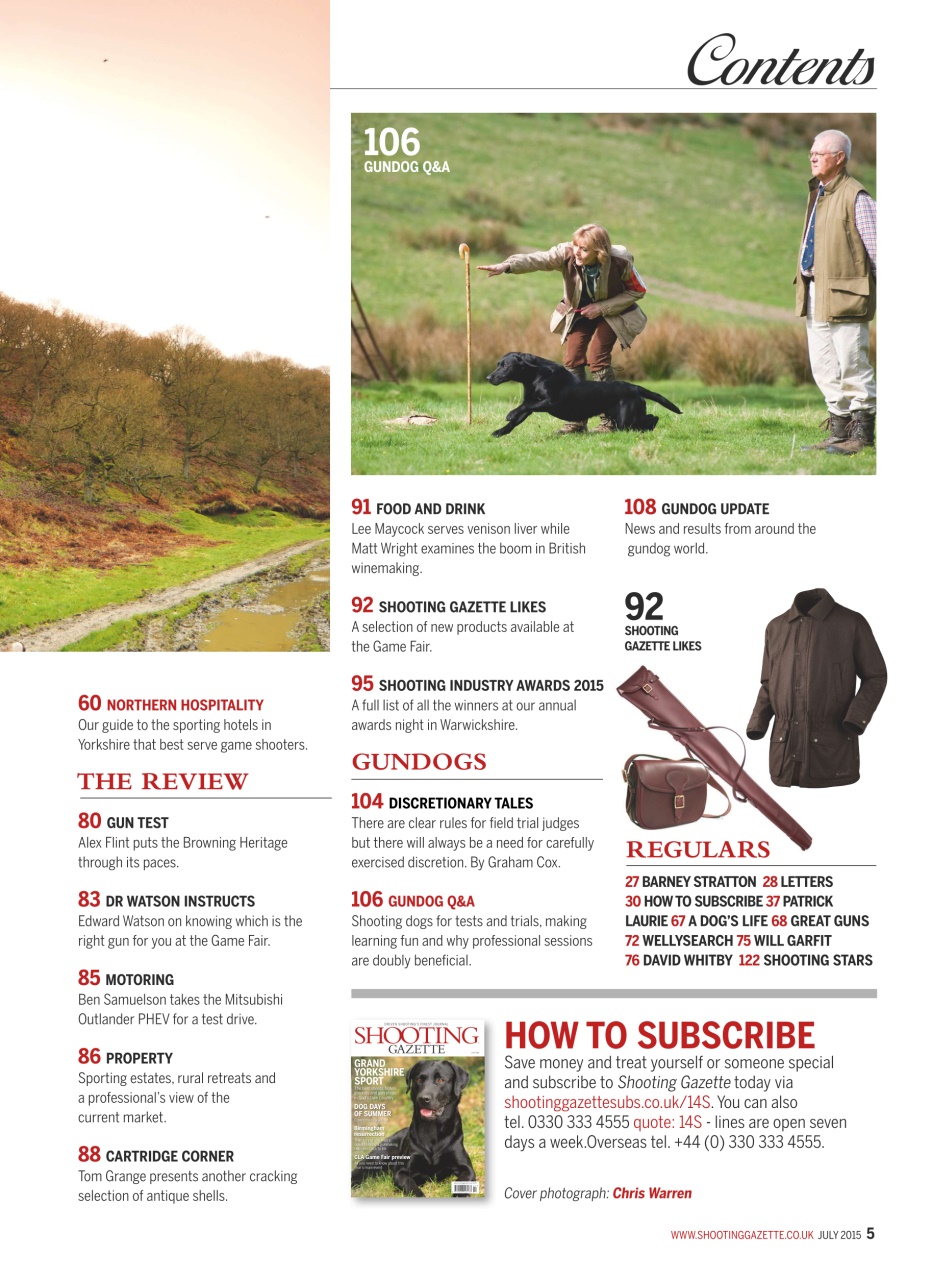 Shooting Gazette Preview Pages