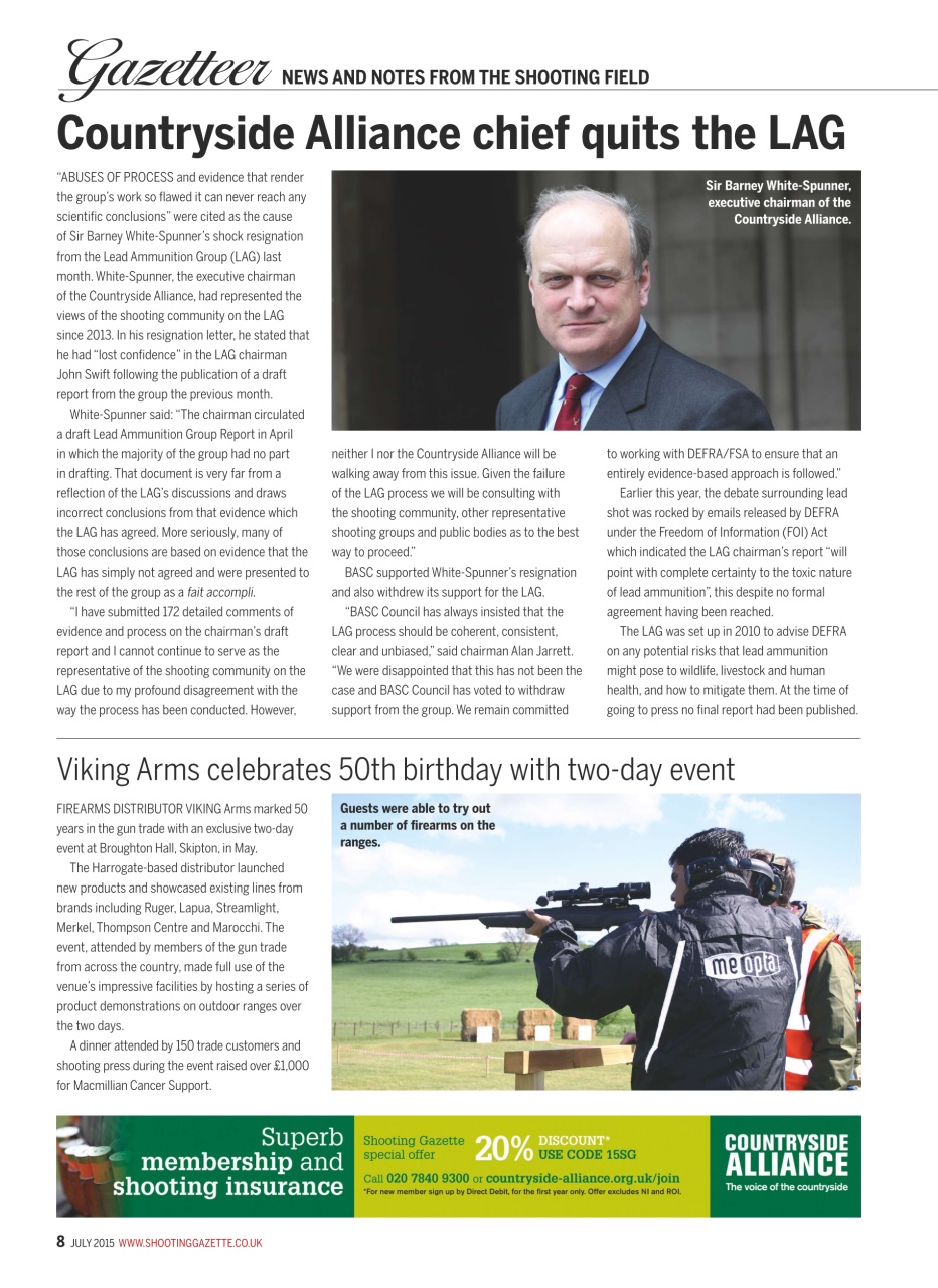 Shooting Gazette Preview Pages