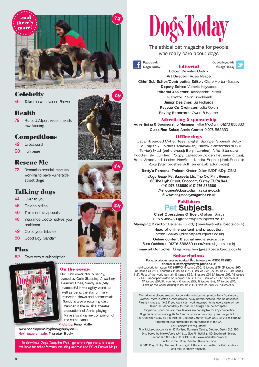 Dogs Today Magazine Preview Pages