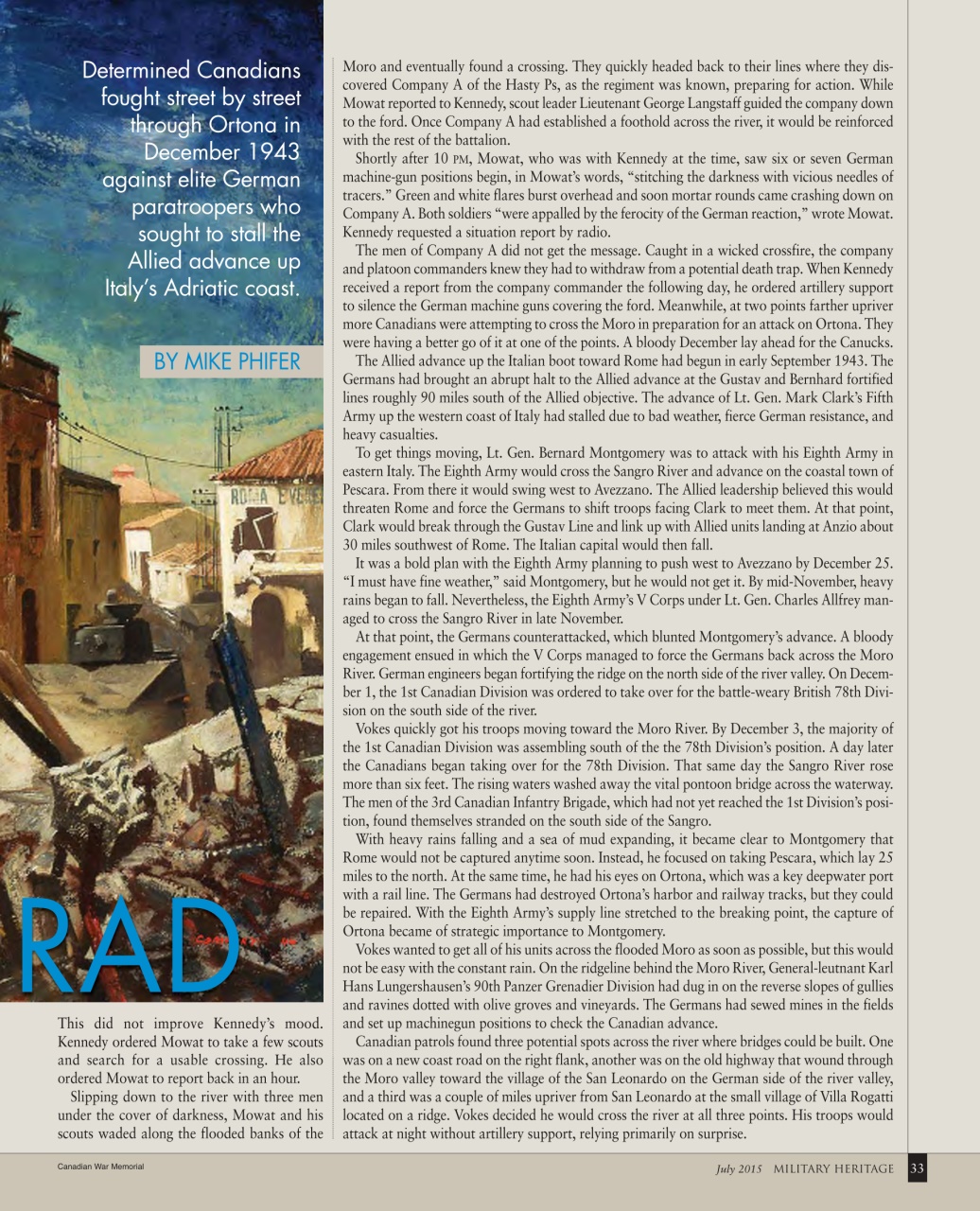 Military Heritage Preview Pages