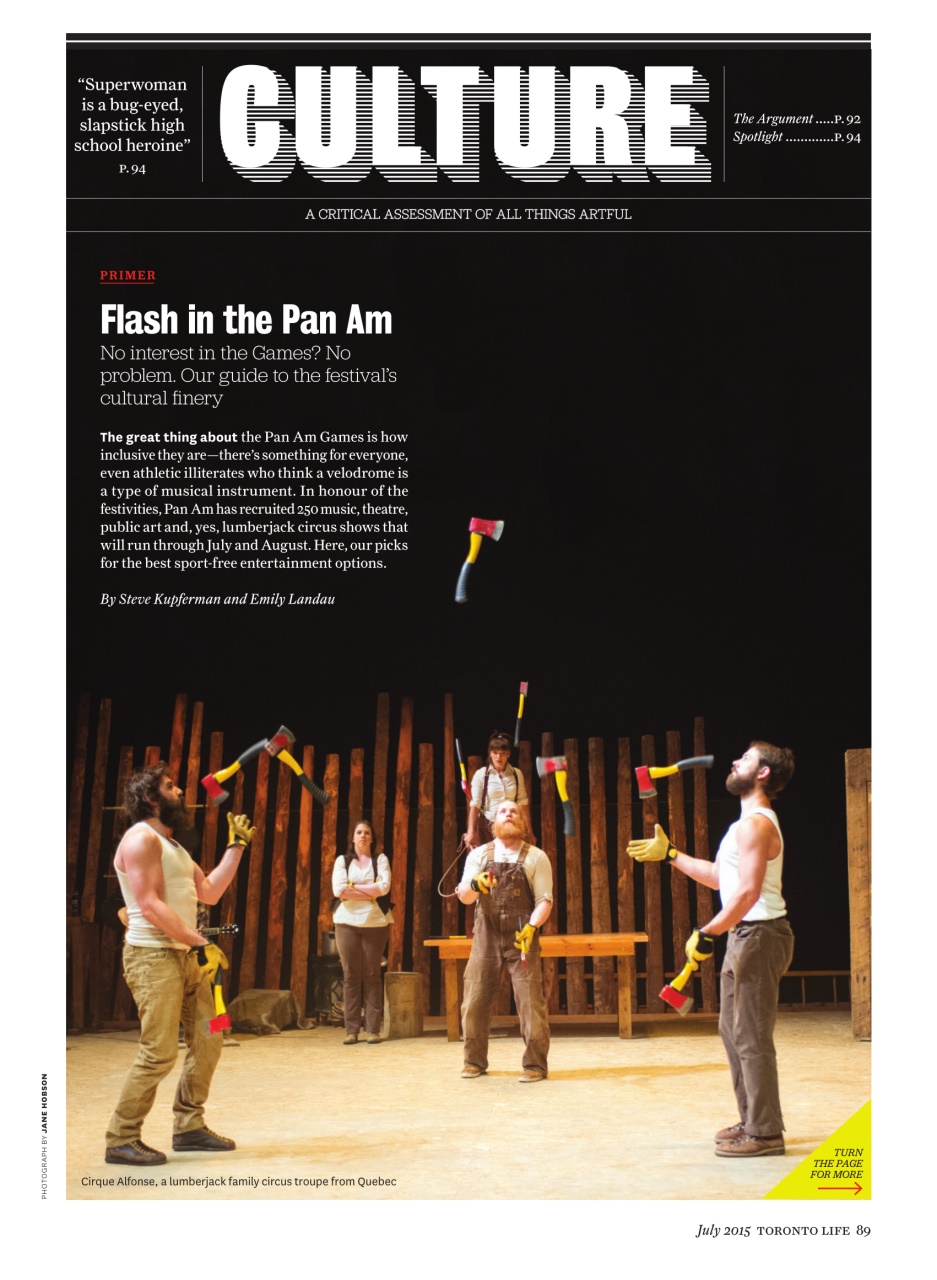 Toronto Life Preview Pages