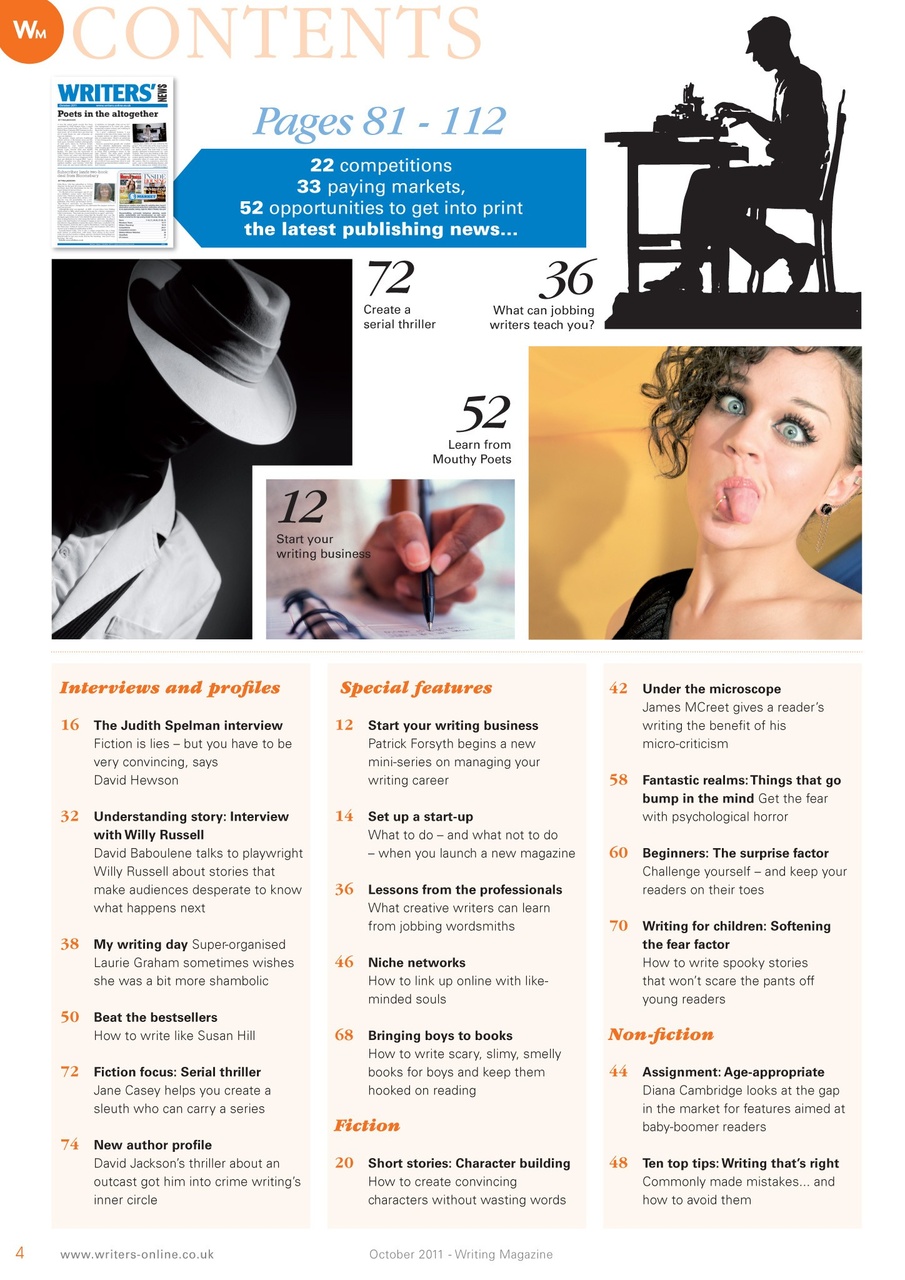 Writing Magazine Preview Pages