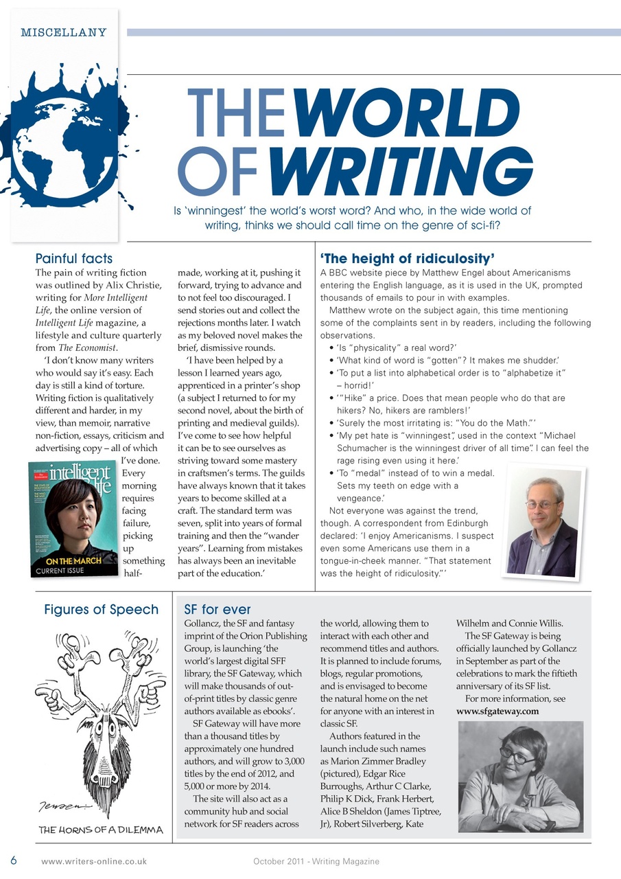 Writing Magazine Preview Pages