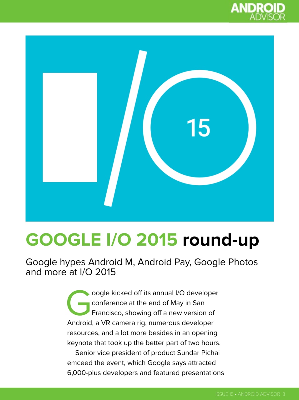 Android Advisor Preview Pages