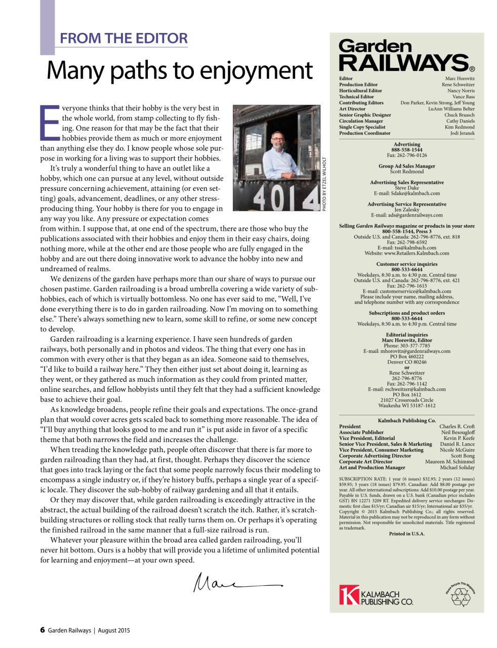 Garden Railways Preview Pages