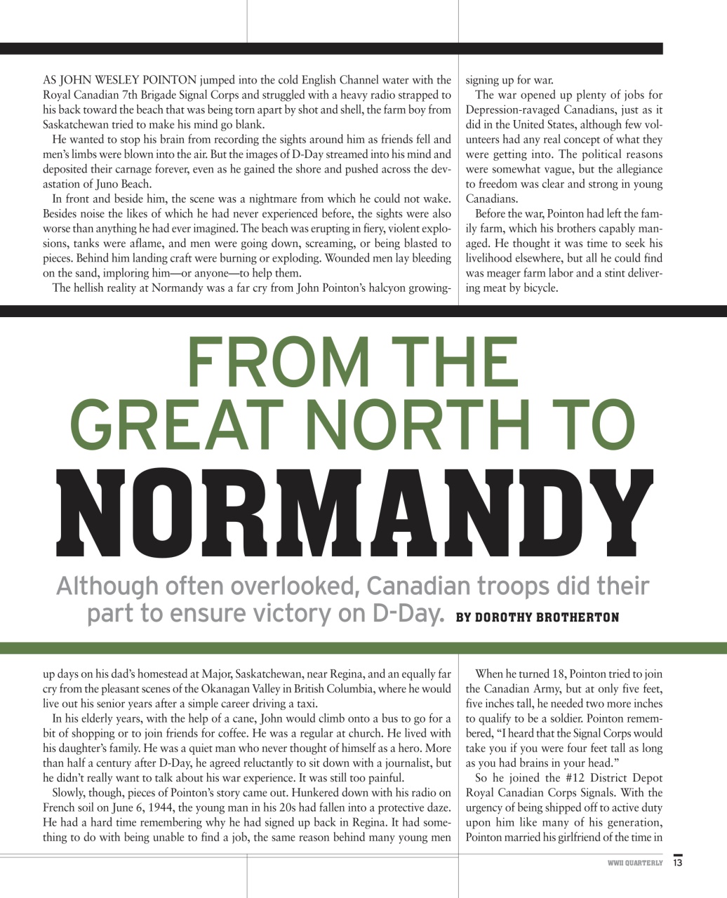 WWII Quarterly Preview Pages