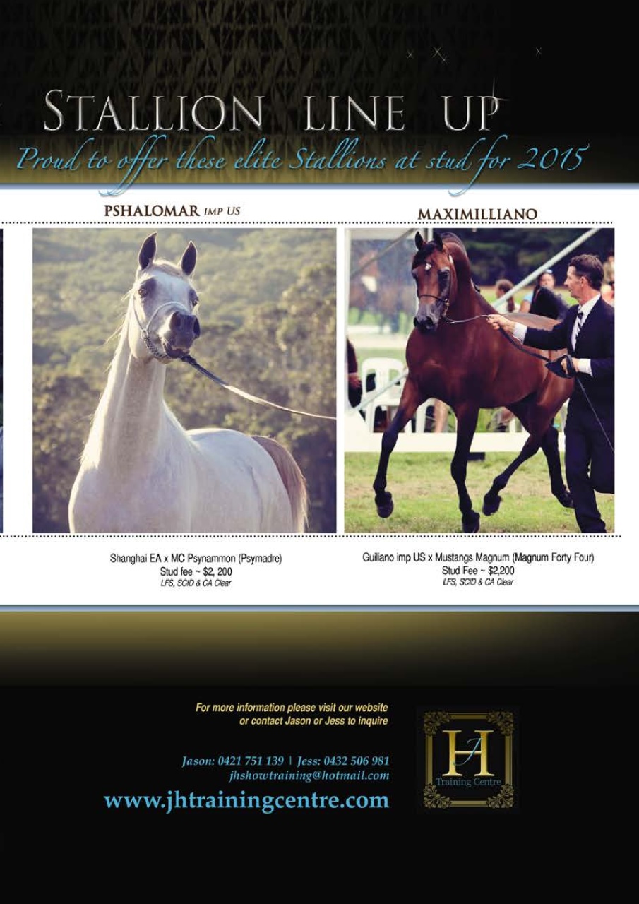 Australian Arabian Horse News Preview Pages