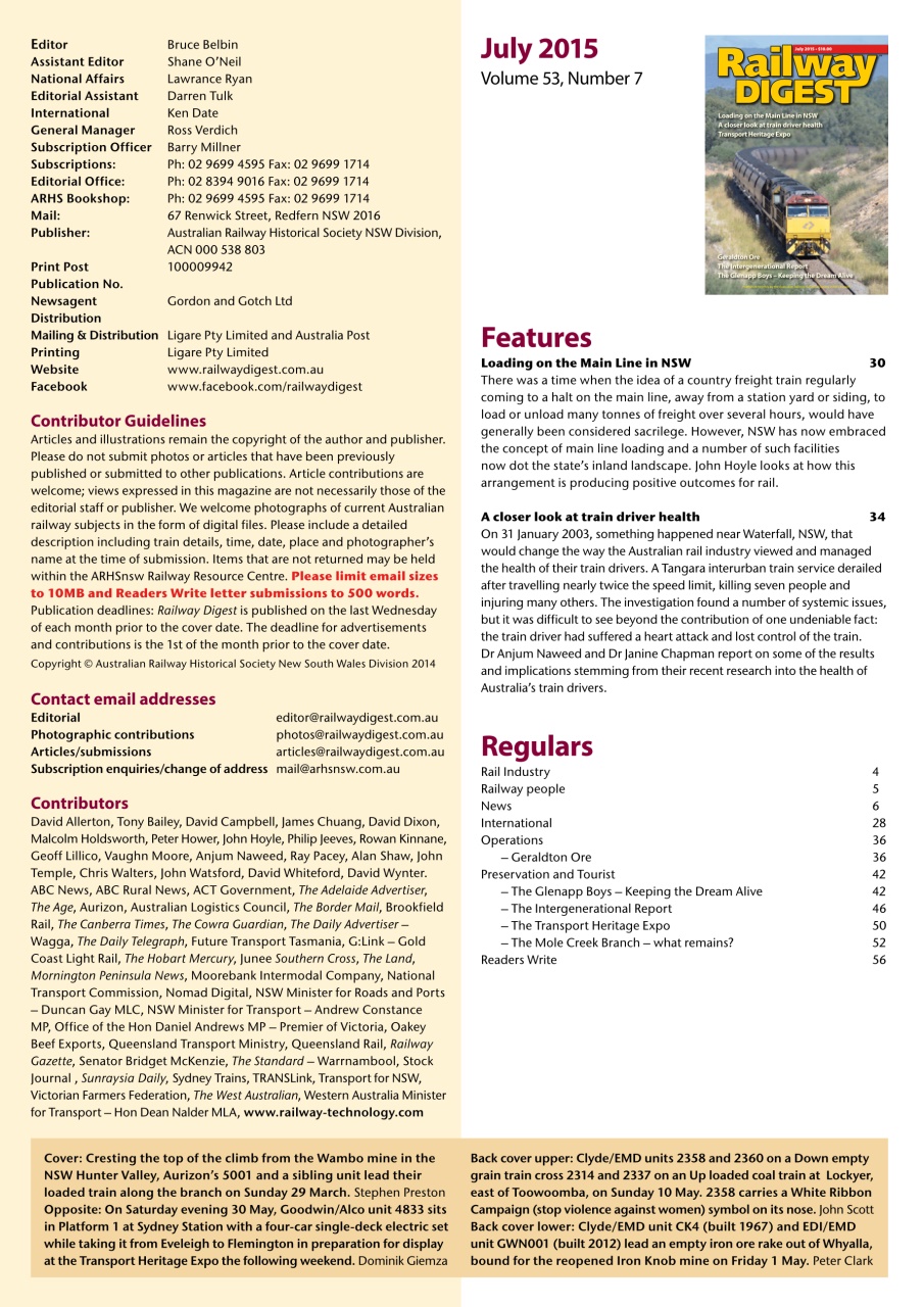 Railway Digest Preview Pages