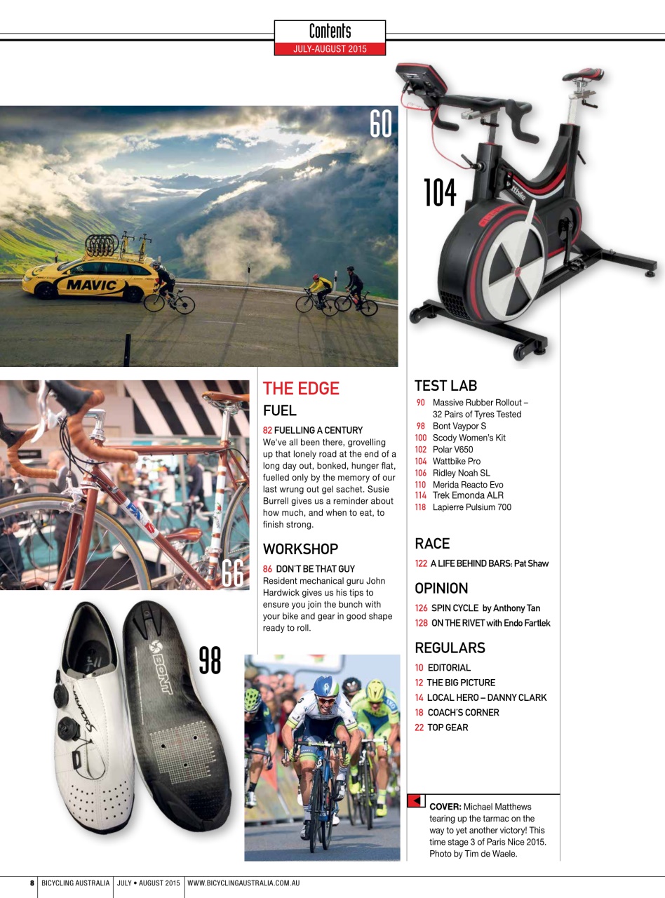 Bicycling Australia Preview Pages