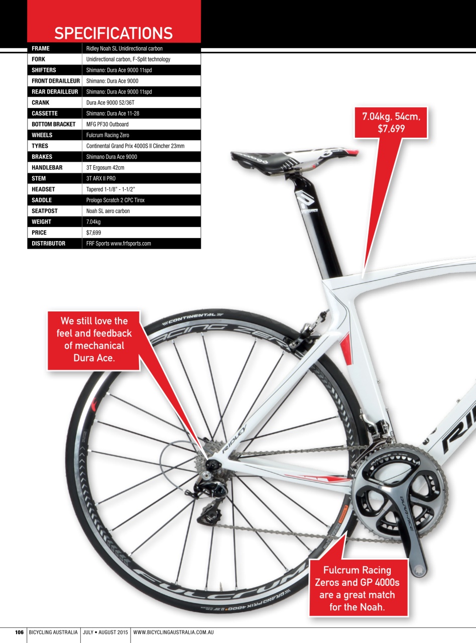 Bicycling Australia Preview Pages