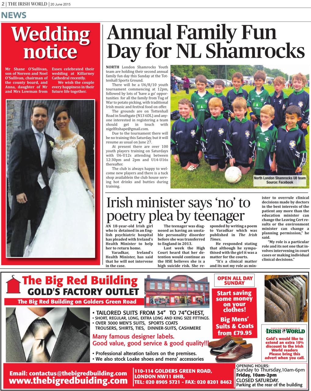 Irish World Preview Pages