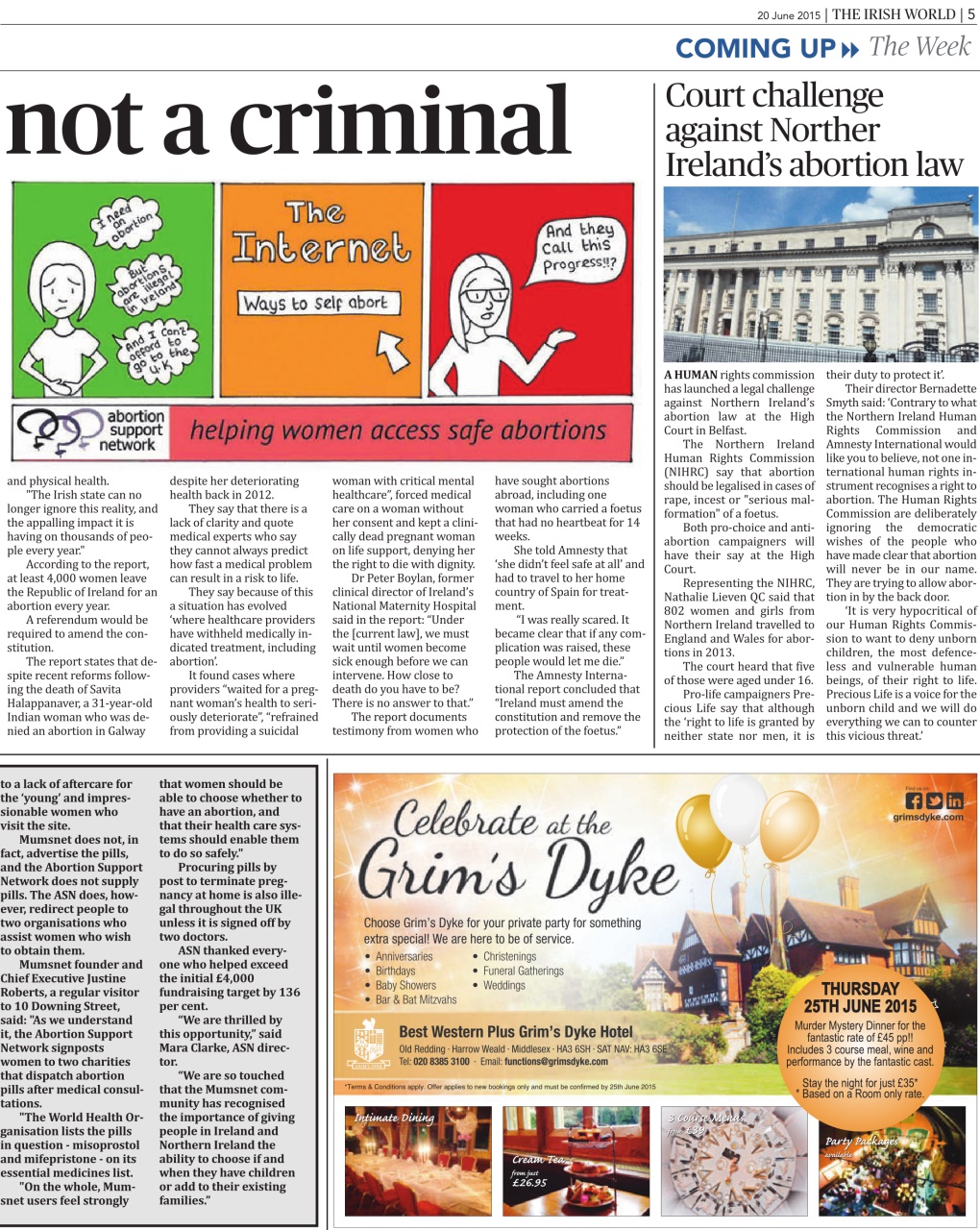 Irish World Preview Pages