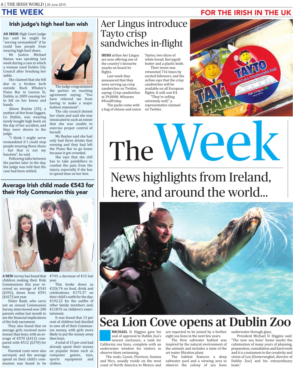 Irish World Preview Pages