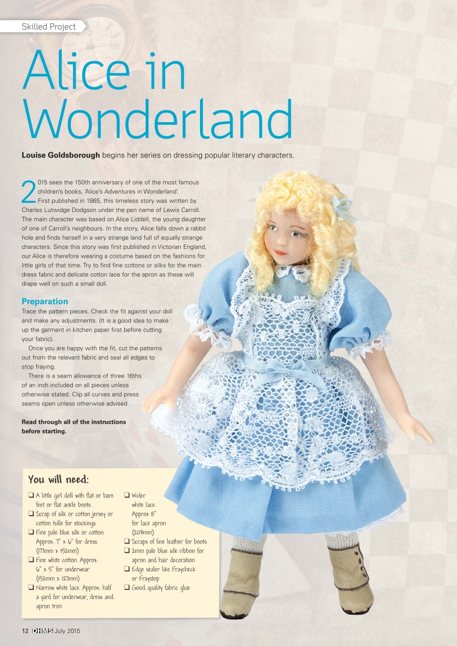 Dolls House and Miniature Scene Preview Pages