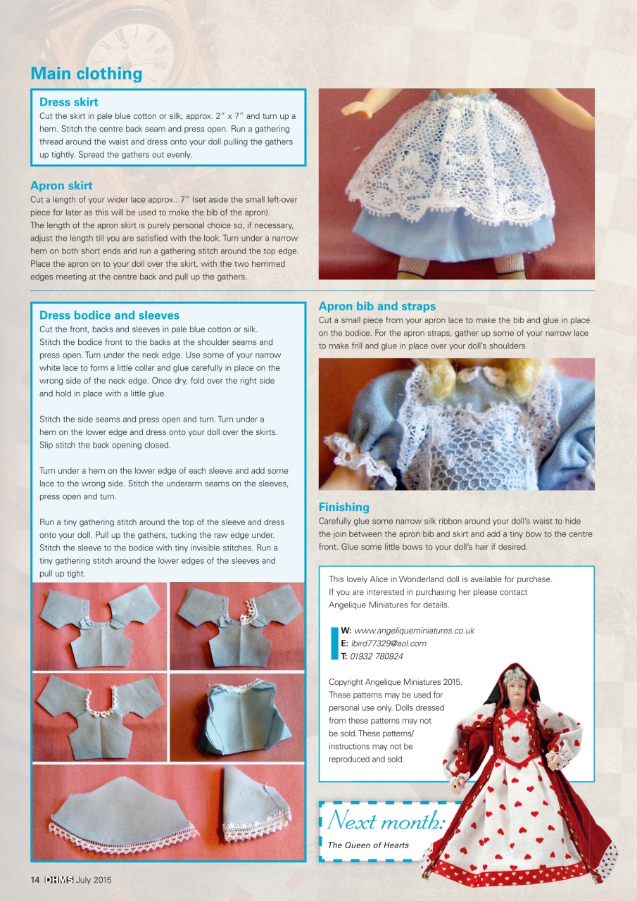 Dolls House and Miniature Scene Preview Pages