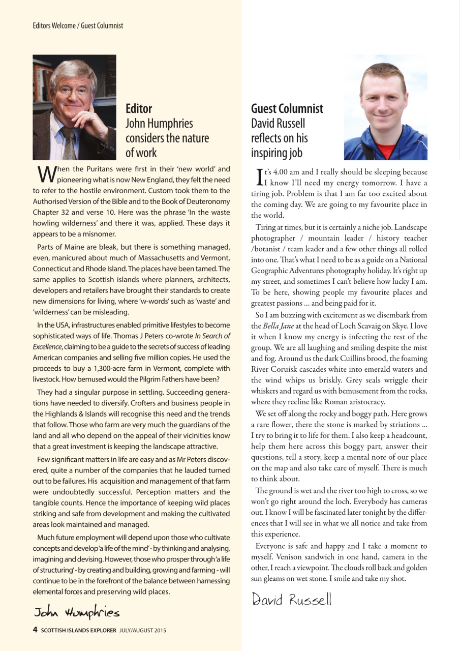 Scottish Islands Explorer Preview Pages