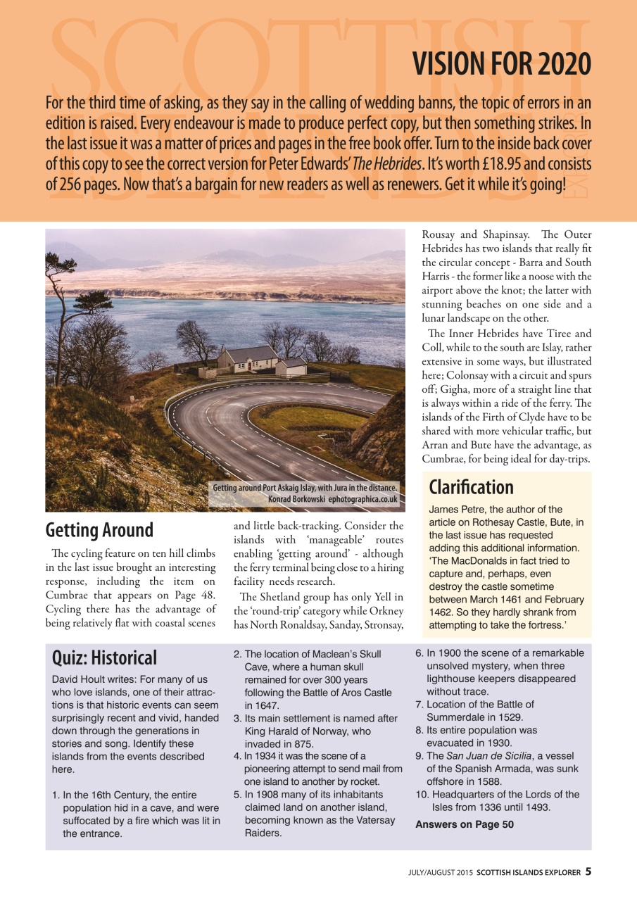 Scottish Islands Explorer Preview Pages