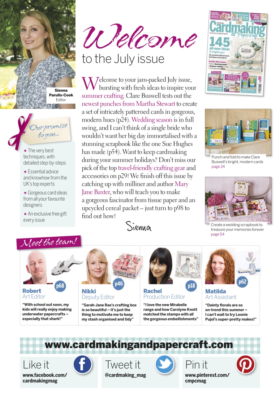 Cardmaking & Papercraft Preview Pages