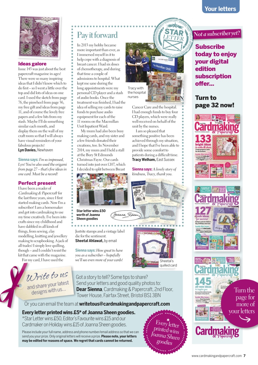 Cardmaking & Papercraft Preview Pages
