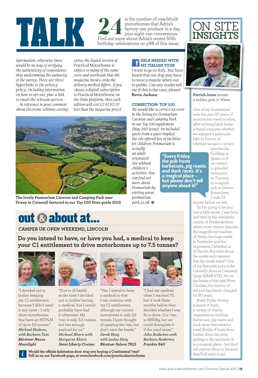 Practical Motorhome Preview Pages