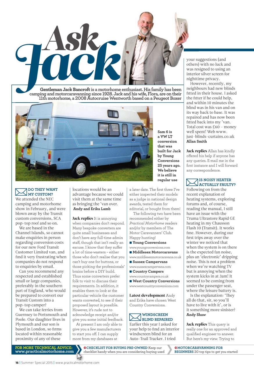 Practical Motorhome Preview Pages