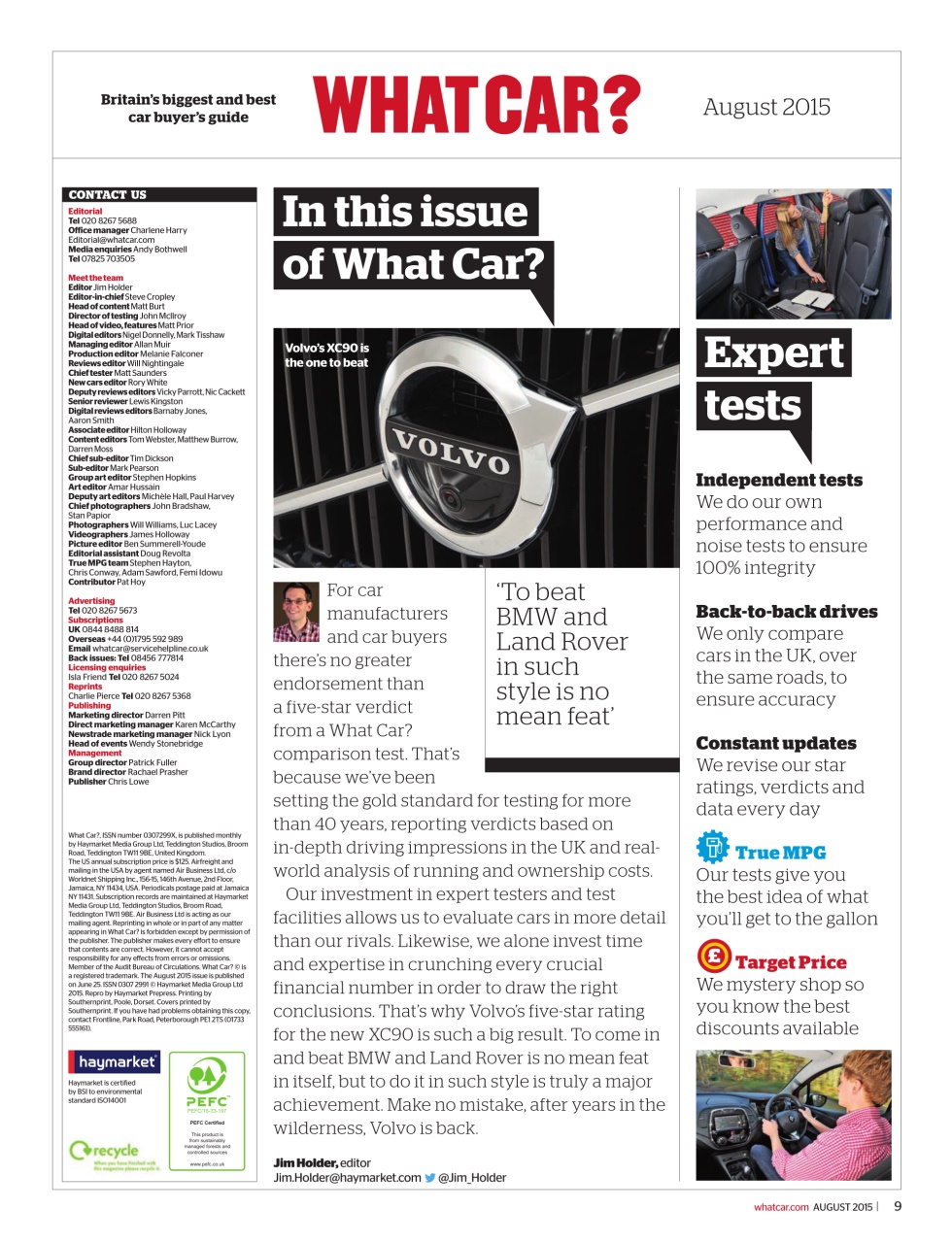 What Car? Preview Pages