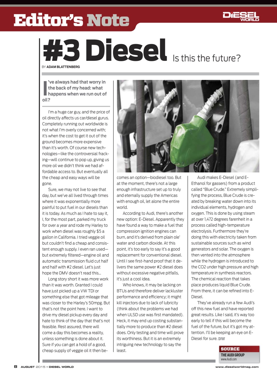 Diesel World Preview Pages