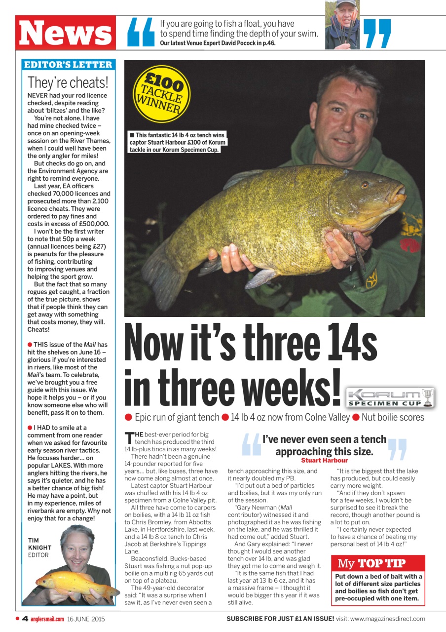 Anglers Mail Preview Pages