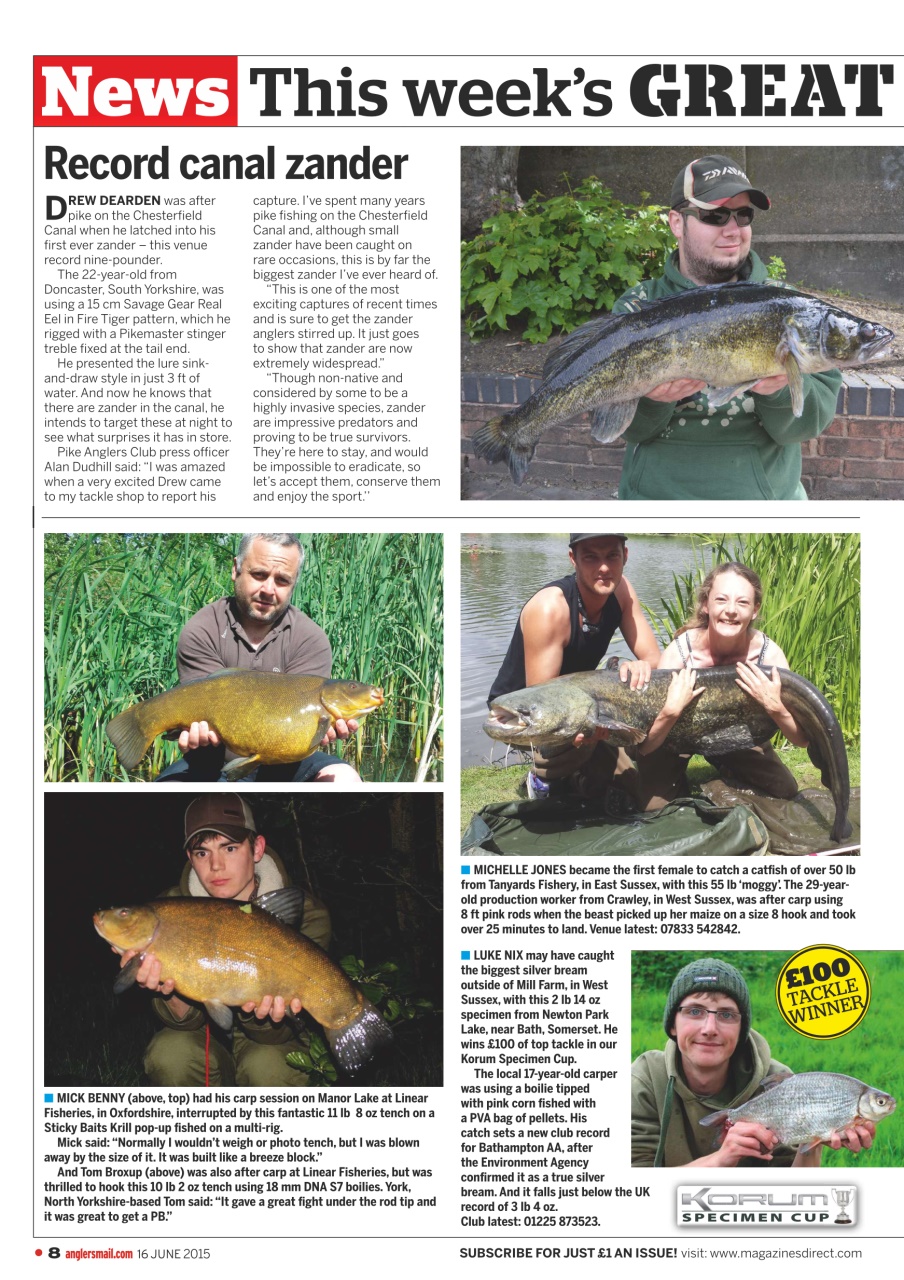 Anglers Mail Preview Pages