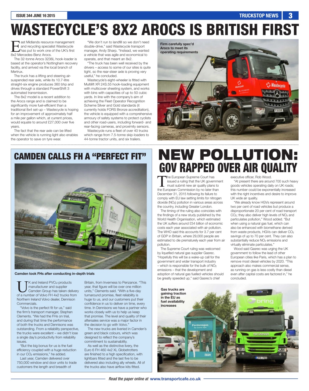 Truckstop News Preview Pages
