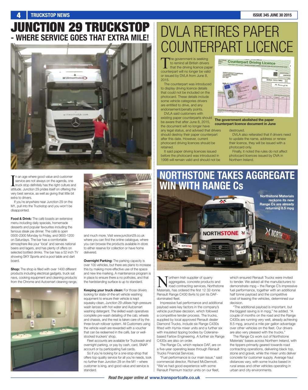 Truckstop News Preview Pages