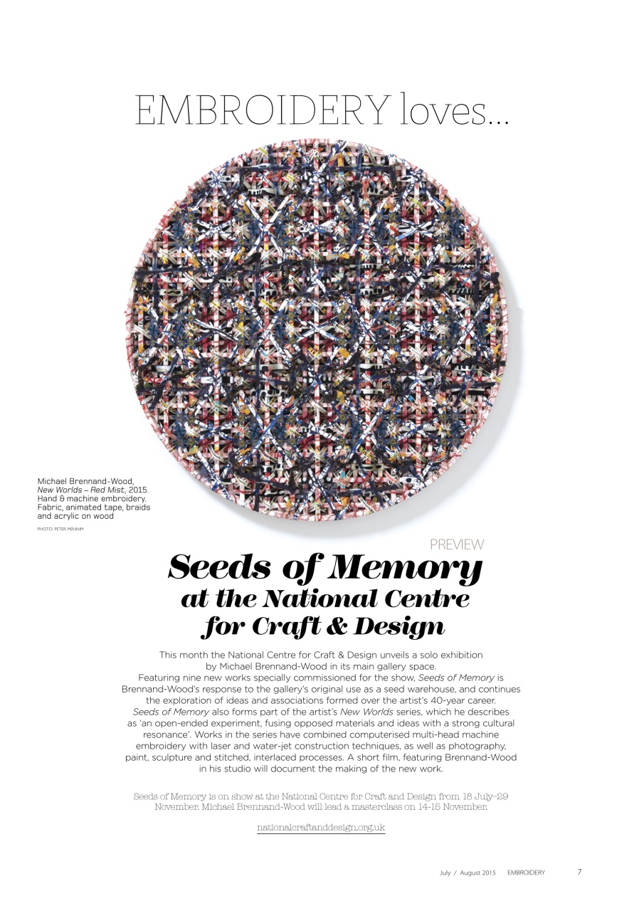 Embroidery Magazine Preview Pages