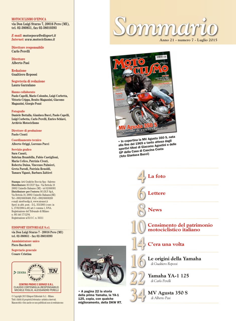 Motociclismo d'Epoca Preview Pages